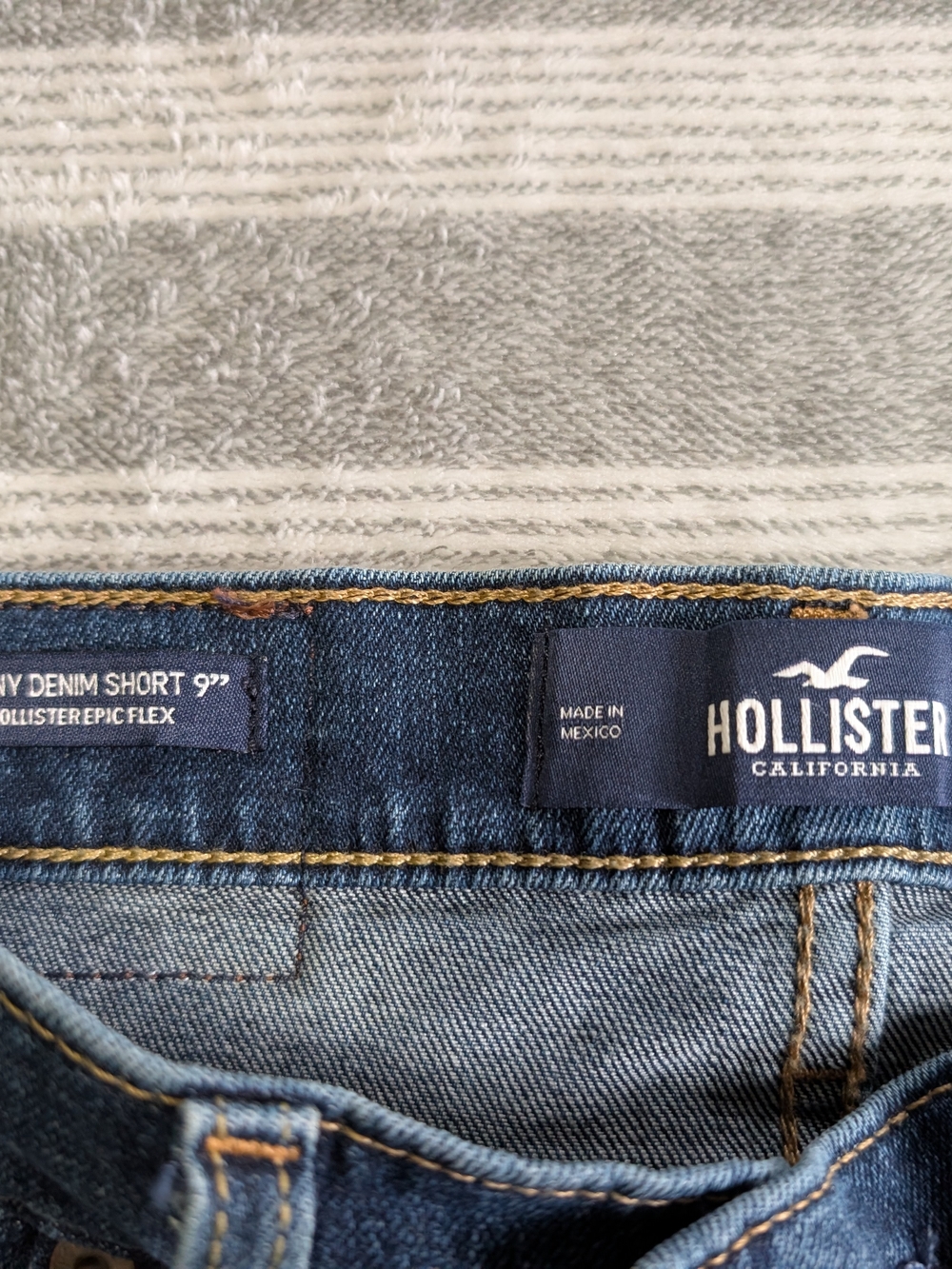 Hollister Medium Blue Denim Jean Shorts